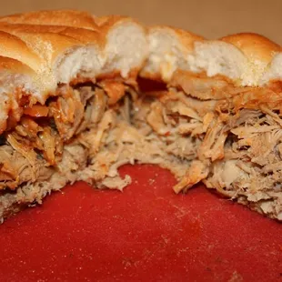 Pulled pork---lacked a nice smoky flavor