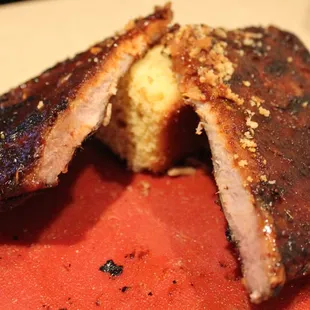 The ribs were the highlight---better than Chaps Pit Beef, however the bones lacked meat