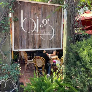 a man and a woman sitting at a table
