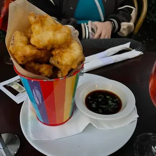 Fried crispy Cauliflower