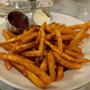 Truffle fries for happy hour