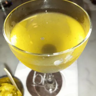 We Go Deep martini with olive oil