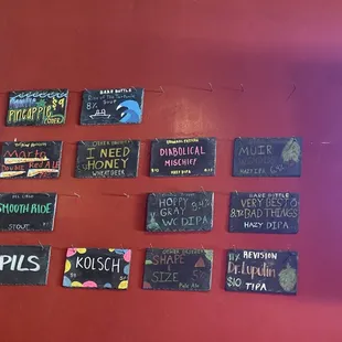 Beers of da day