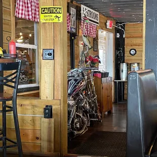 Motorcycles in the Dining Room!