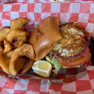 Crab Cake Sandwich