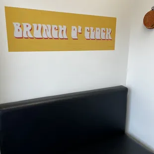 Waiting area is empty on this rainy Monday' morning! Grab yourself a treat!