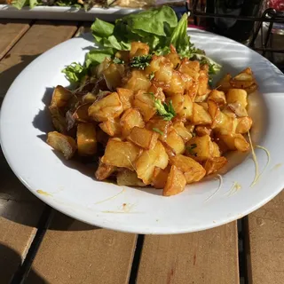 Cheesy Brewers Potatoes