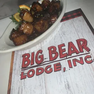 Glazed Pork Belly Appetizer