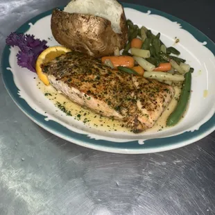 Glazed Atlantic Salmon