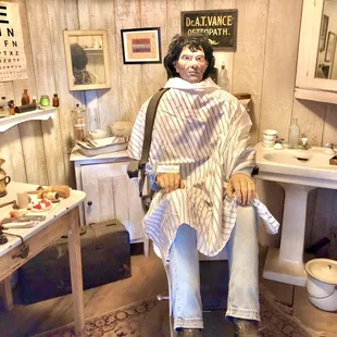 The barber who pulls teeth