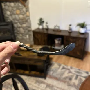 black smith peanut butter spoon