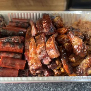 bbq barbecued meat