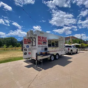 Food Truck exterior with extra sauce options