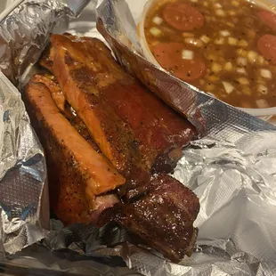 ribs, food, bbq ribs
