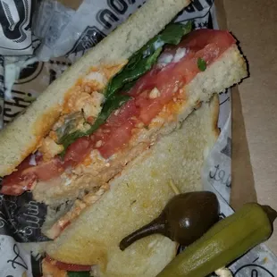 Buffalo chicken sandwich