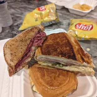 Pastrami on rye and a Cuban. OMG!