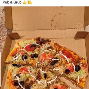 Taco pizza and boy is this a pizza to taco bout !!!!