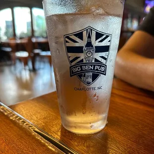 a glass of beer