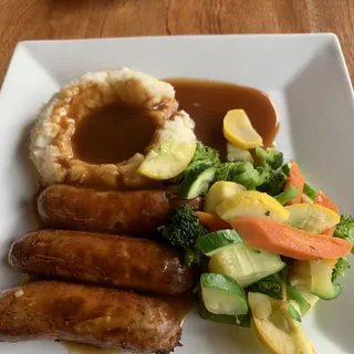 Big Ban Bangers N' Mash
