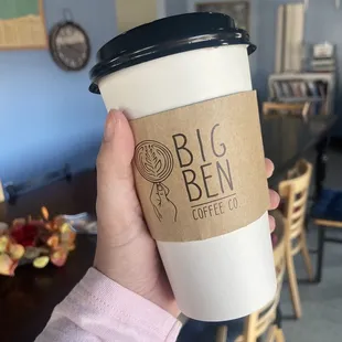 Cabin Fever Latte - Caramel and White Chocolate  Grande