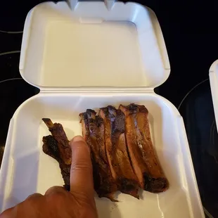 Three ribs. A little small but still good.
