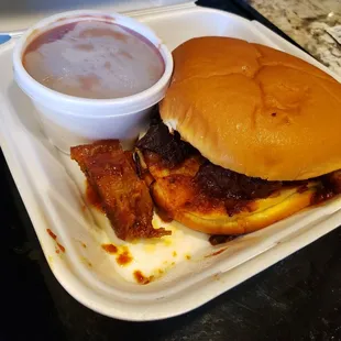 Burnt Ends Sandwich