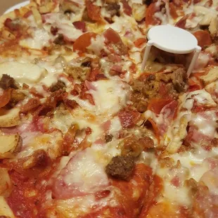 Extreme meat. XL. Worst pizza in Houston.