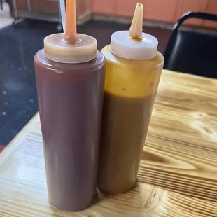 Bbq sauce and Mustard Sauce