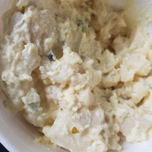 Potato salad, subpar