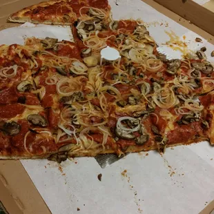 Out of the 8 people that helped with taking down this pie,  nobody wanted to finish TGE piece they took.