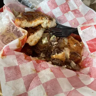 Bread was stale but otherwise I give it a 7/10 - beef brisket