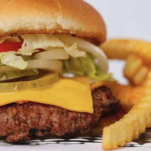 Turkey or beef burger combo is a Bill&apos;s classic!