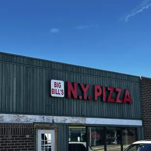 View from the parking lot