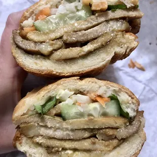 Saigon Style Seasoned Pork Banh Mi