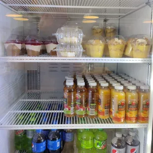 sodas and desserts
