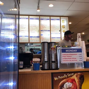 Inside (menu boards).