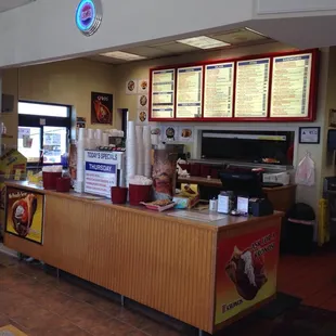 sushi and sashimi, interior