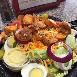 BIG Buffalo Chicken Salad!