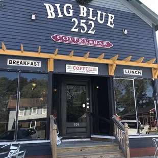 Renovated coffee shop in Creswell, NC.