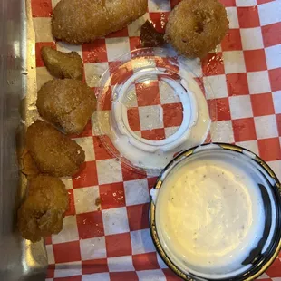 Fried banana peppers