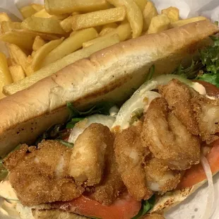 Shrimp po boy!
