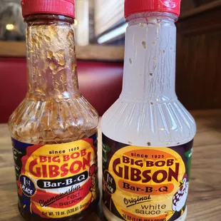 ows two bottles of big bob gibson barbecue sauce