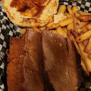 1/3 lb of smoked nirvana on a bun.