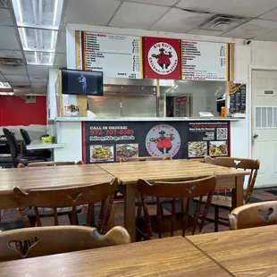 Menu and order desk
