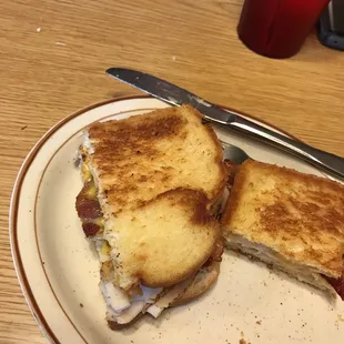 Turkey bacon cheese.