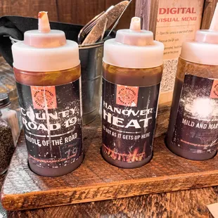 Three Kinds of Sauce!