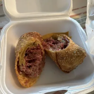 Corned Beef Egg Rolls