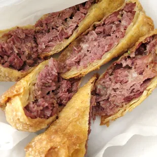 Corned beef eggrolls