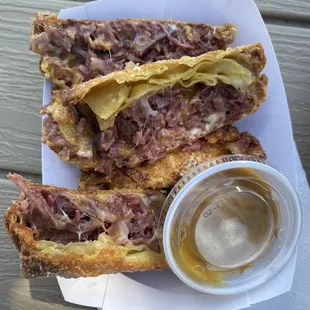 Corn Beef Egg Rolls