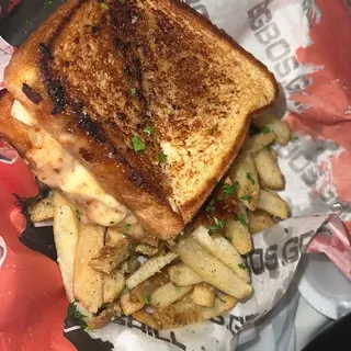 Salmon Grilled Cheese Combo